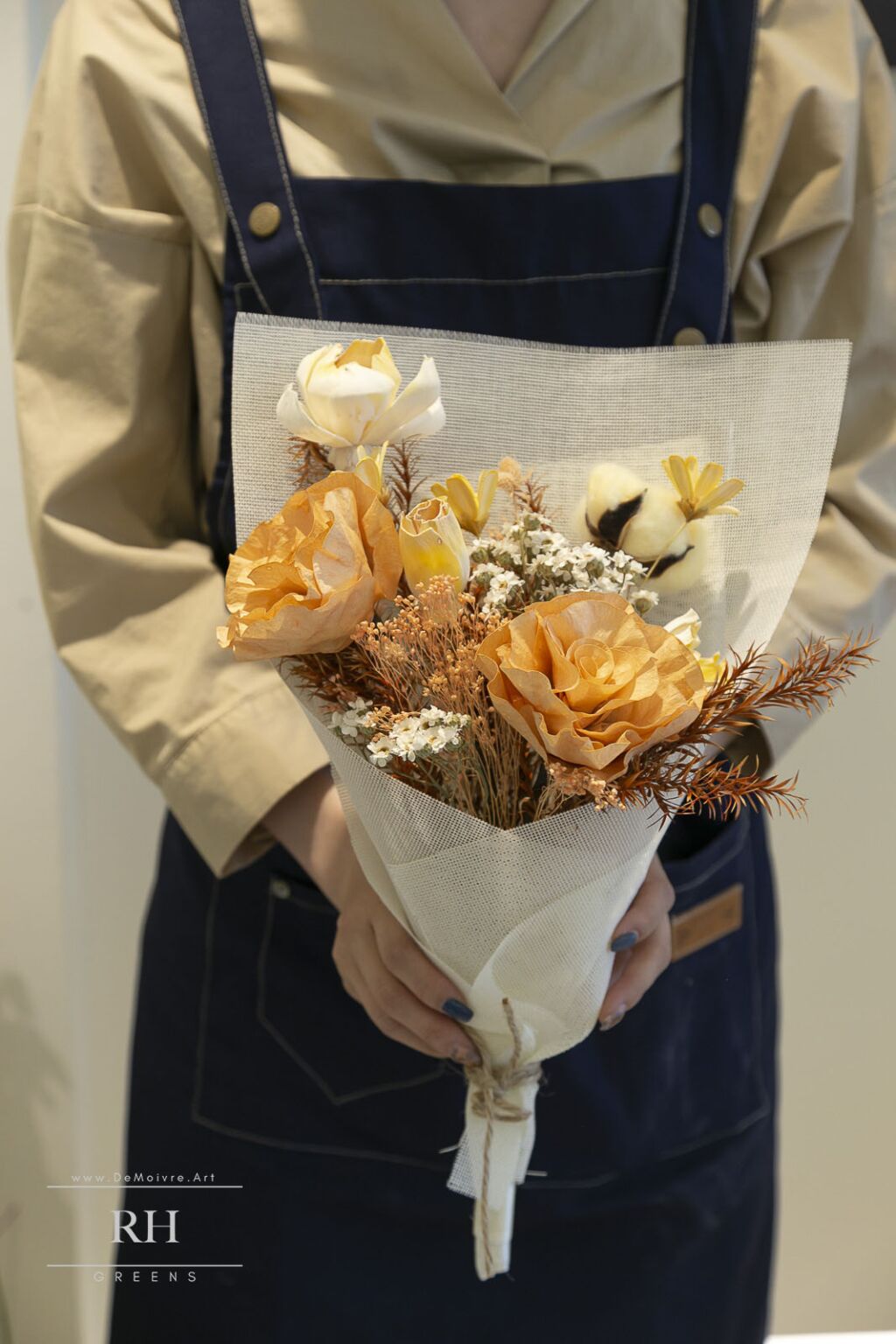 永生花花束 - Delphinus (dried flower bouquet: Delphinus​)