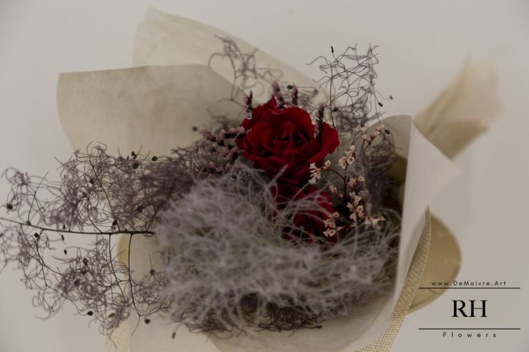 煙霧樹永生花花束 - Fornax (dried flower bouquet: Fornax​)