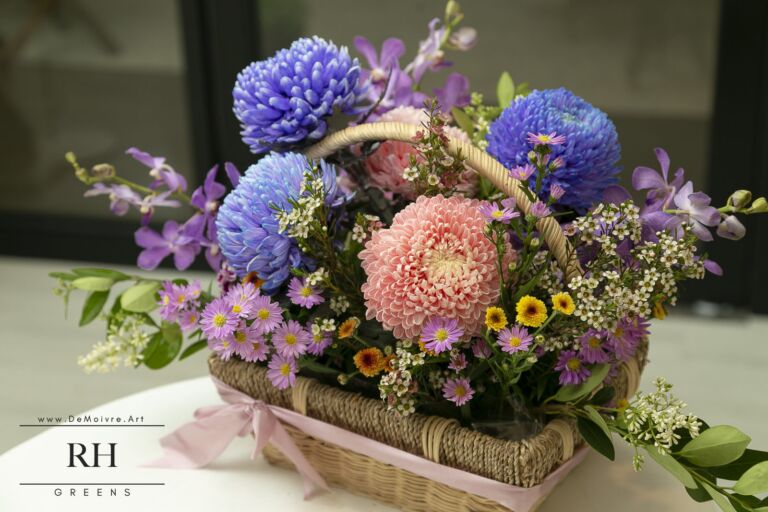 8號 英倫小鎮花籃